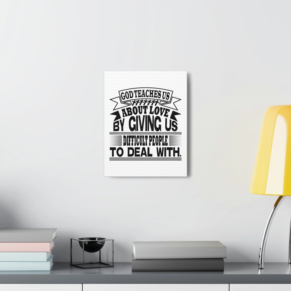 Scripture Walls God Teaches Us About Love Luke 6:27 Bible Verse Print Unframed